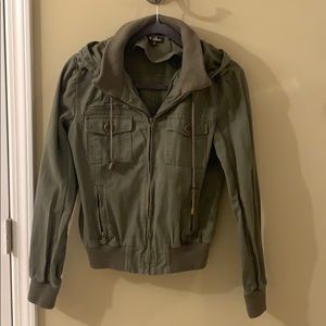 Guess Army Green Jacket  SZ Medium